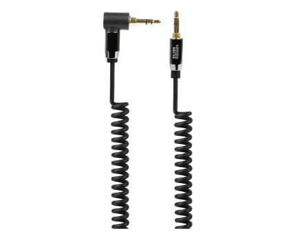 Kabel audio Silver Monkey Kabel Jack 3.5mm (kątowy) -Jack 3.5mm spiralny 1,5m